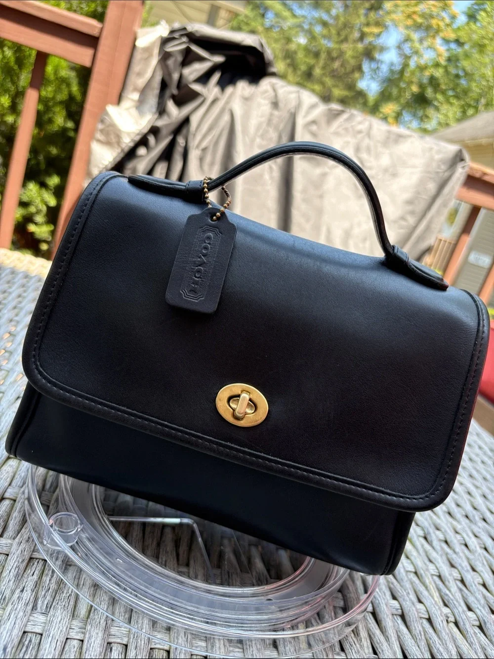 Coach Vintage Court Leather Bag